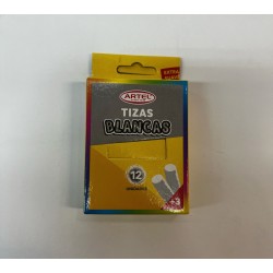 CAJA TIZA BLANCA 12UN ARTEL