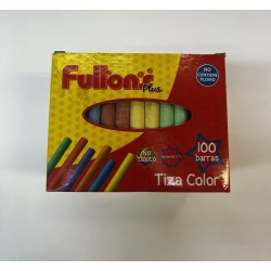 CAJA TIZA COLOR 100UN FULTONS